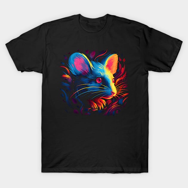 Neon Rodent #17 T-Shirt by Everythingiscute